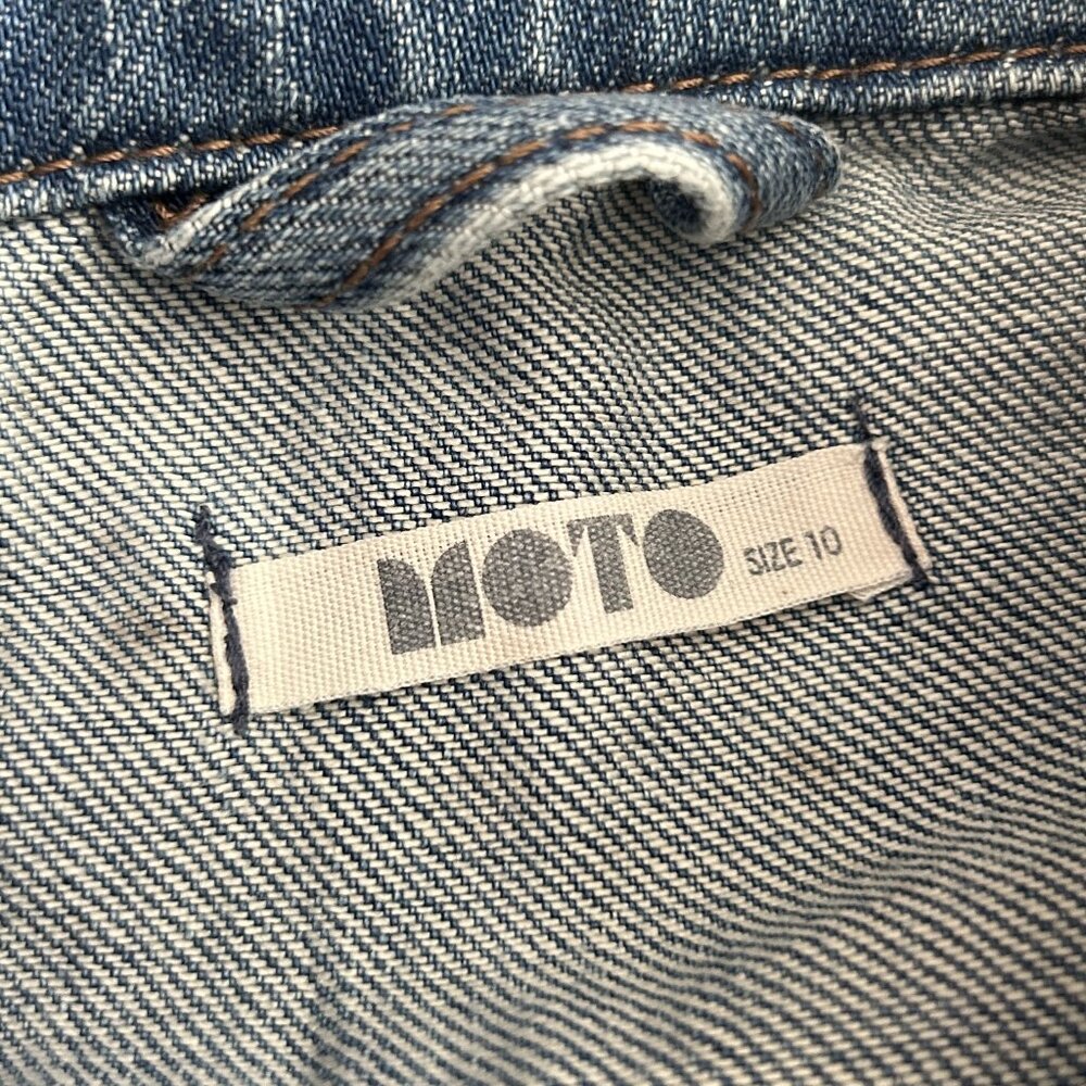 Topshop moto Denim Jacket ALT ASO Hermione Granger - Picture 6 of 11